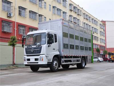 東風(fēng)天錦單橋豬苗恒溫車 鋁合金畜禽運(yùn)輸?shù)膶I(yè)解決方案